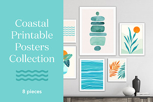 Coastal Art Posters Pack