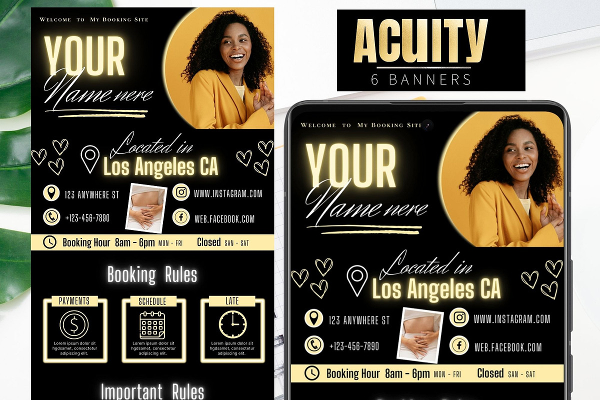 Acuity Scheduling Template, a Websites & App Template by TimCanvaTemplate (Photo 2 of 6)