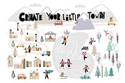 Christmas in big city. Vector maps., an Illustration by bioraven (Thumbnail 5 of 12)