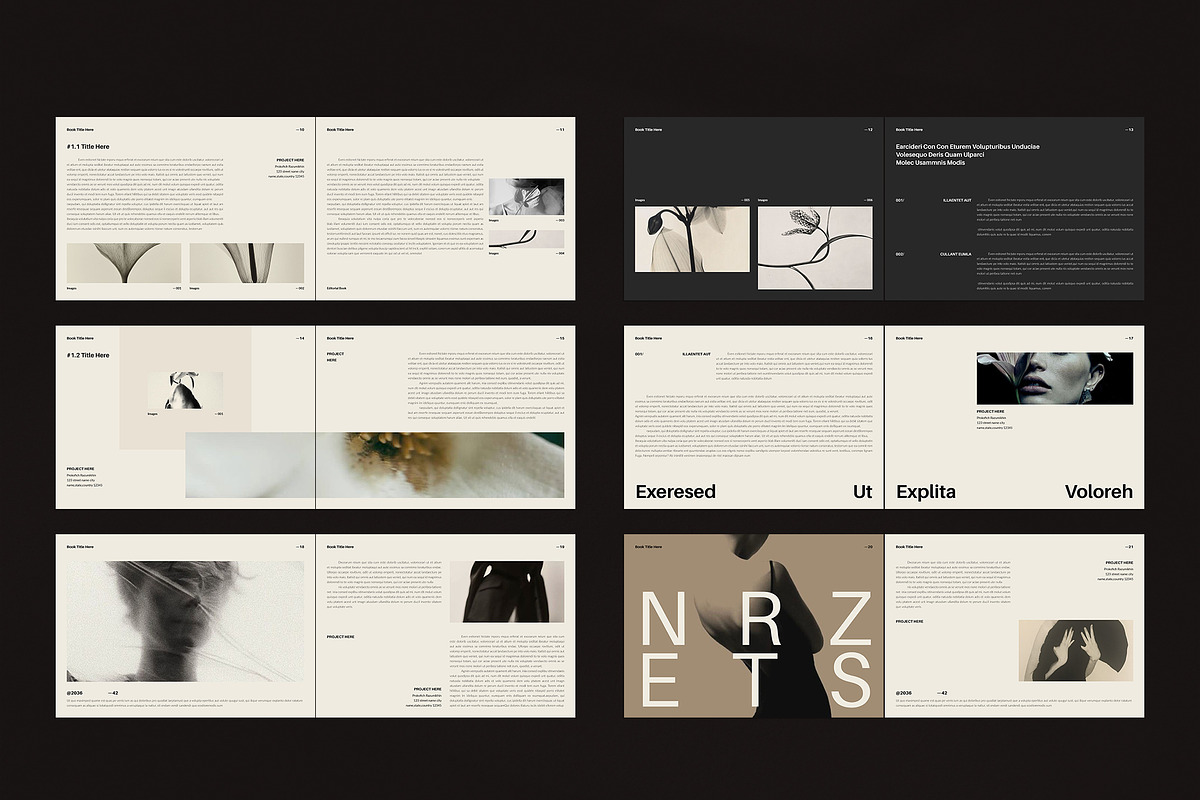 Editorial Magazine & Book Layout, a Magazine Template by TemplateFolio-Shop (Photo 7 of 21)