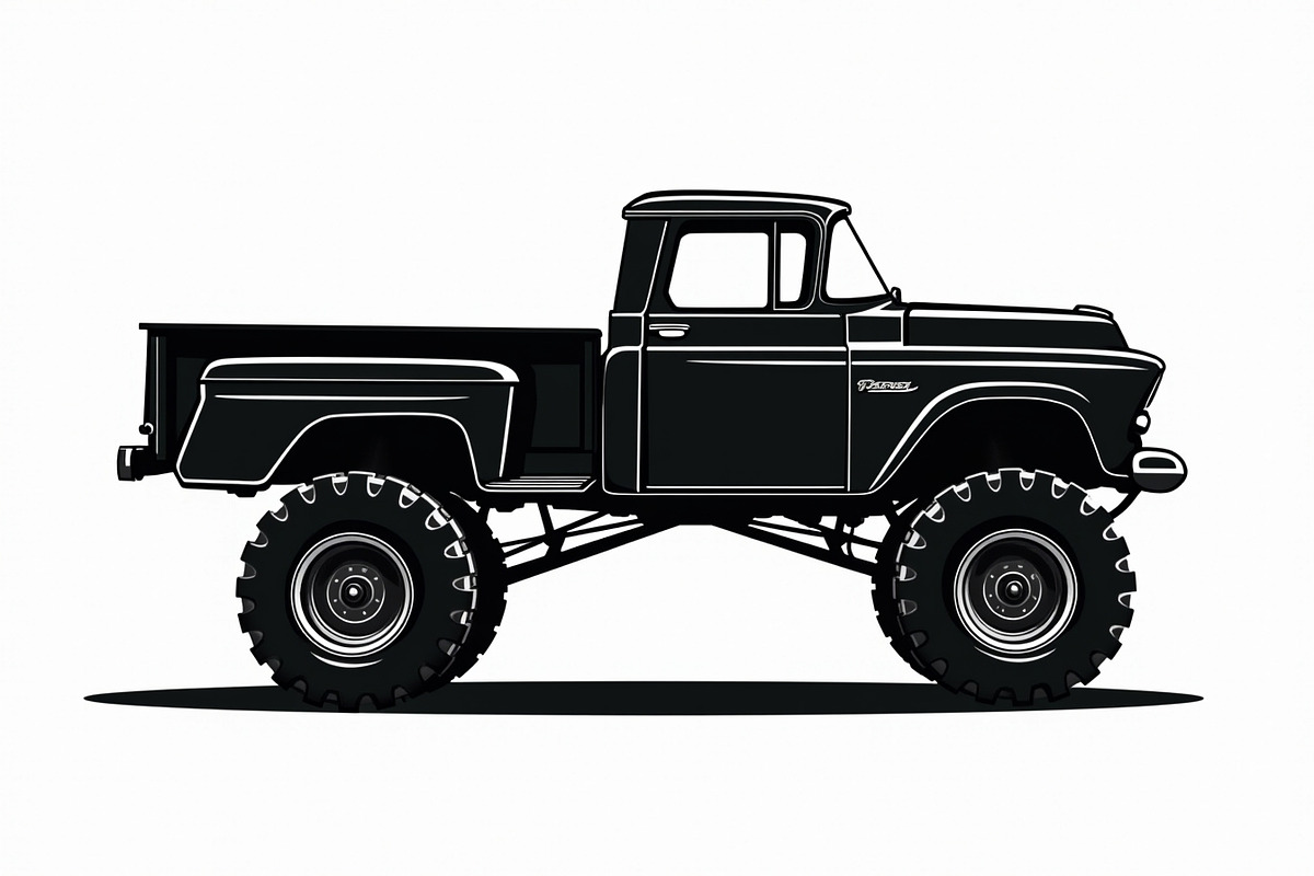 Monster Truck Collection, an Illustration by hafijul (Photo 7 of 9)