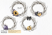 Watercolor Halloween clipart -30%, an Illustration by Ksenia Shmakova (Thumbnail 4 of 10)