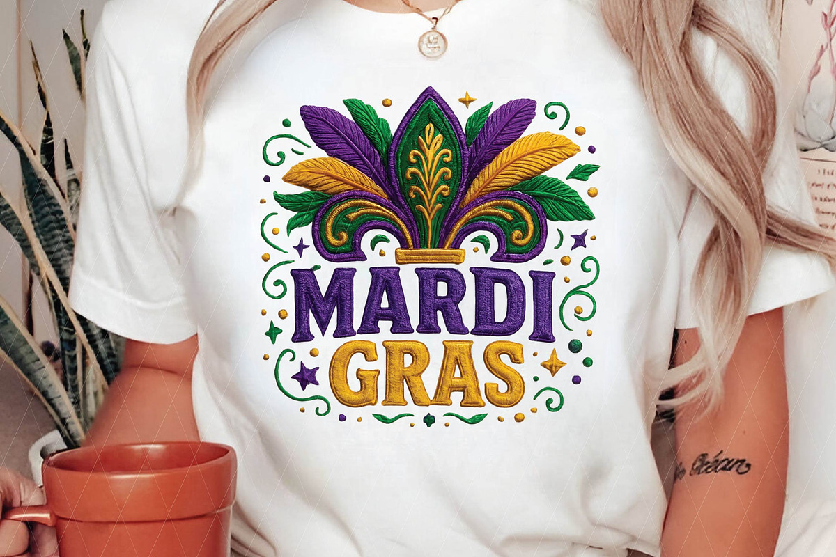 Faux Yarn Mardi Gras Png Carnival Pn, an Illustration by DreamPrint404 (Photo 4 of 6)