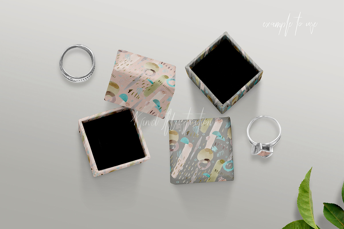 Jewelry boxes mockup, a Print Template by ⚞ Kind Illustration ⚟ (Photo 5 of 8)