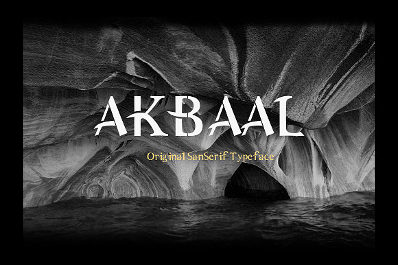 Akbaal Typeface Fonts preview 4