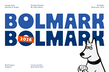 Bolmark – Retro Bauhaus Bold Sans