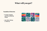 Paper Mosaic Seamless Patterns, a Pattern Graphic by Ninterints (Thumbnail 2 of 13)