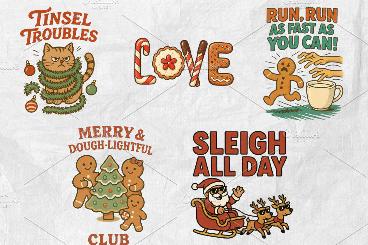 Christmas Vol. 1 – 15 PNG +Bonus, a Seasonal Illustration by Smillyy Threads (Photo 2 of 14)
