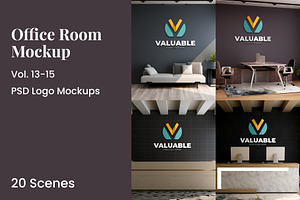 PSD Office Lobby Waiting Room Mockup