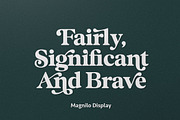 Magnilo Display, a Serif Font by Mulkan Nazir (Thumbnail 2 of 18)