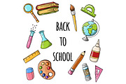 Back to school vector and pattern, an Object Graphic by Alenarozova (Thumbnail 1 of 3)