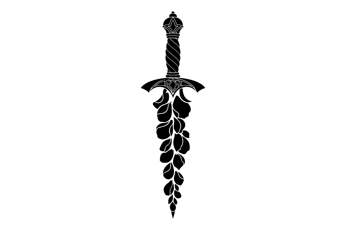 Ornamental Dagger Silhouette Bundle, an Object Illustration by Gaye Art (Photo 9 of 15)