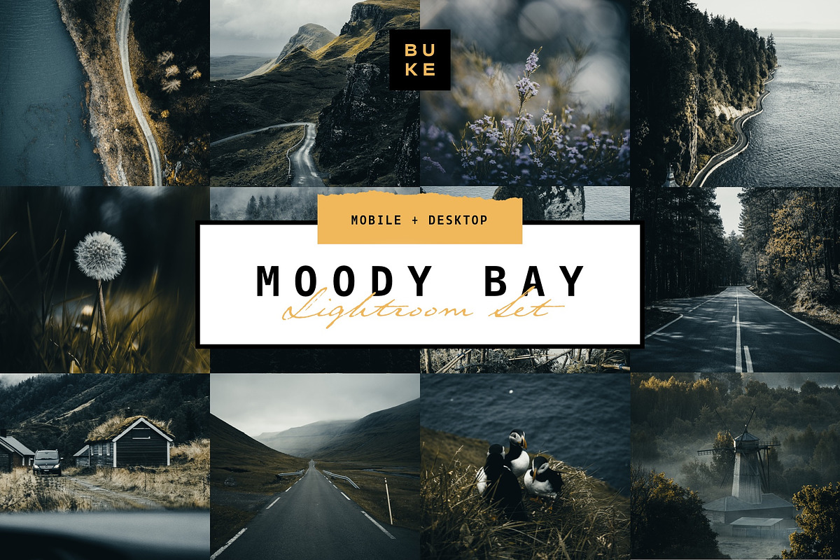 Moody Bay – 4 Pro Lightroom Presets, a Preset Add-On by SHOOM HOUSE (Photo 1 of 9)