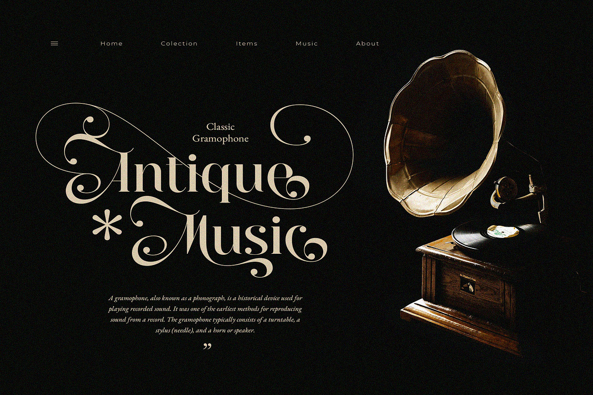 Black Autumn || Decorative Serif, a Serif Font by BrandSemut (Photo 8 of 15)