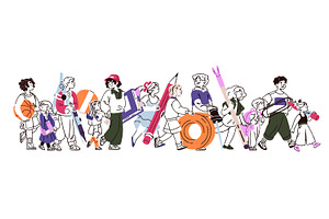 Back to school concept banner, an Education Illustration by PaperTrident