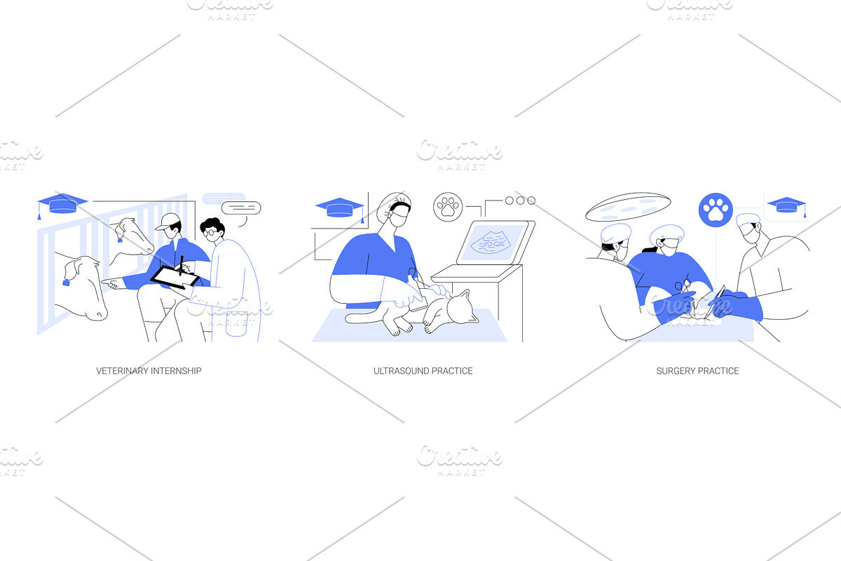 Veterinary Medicine internship, an Education Illustration by Visual Generation