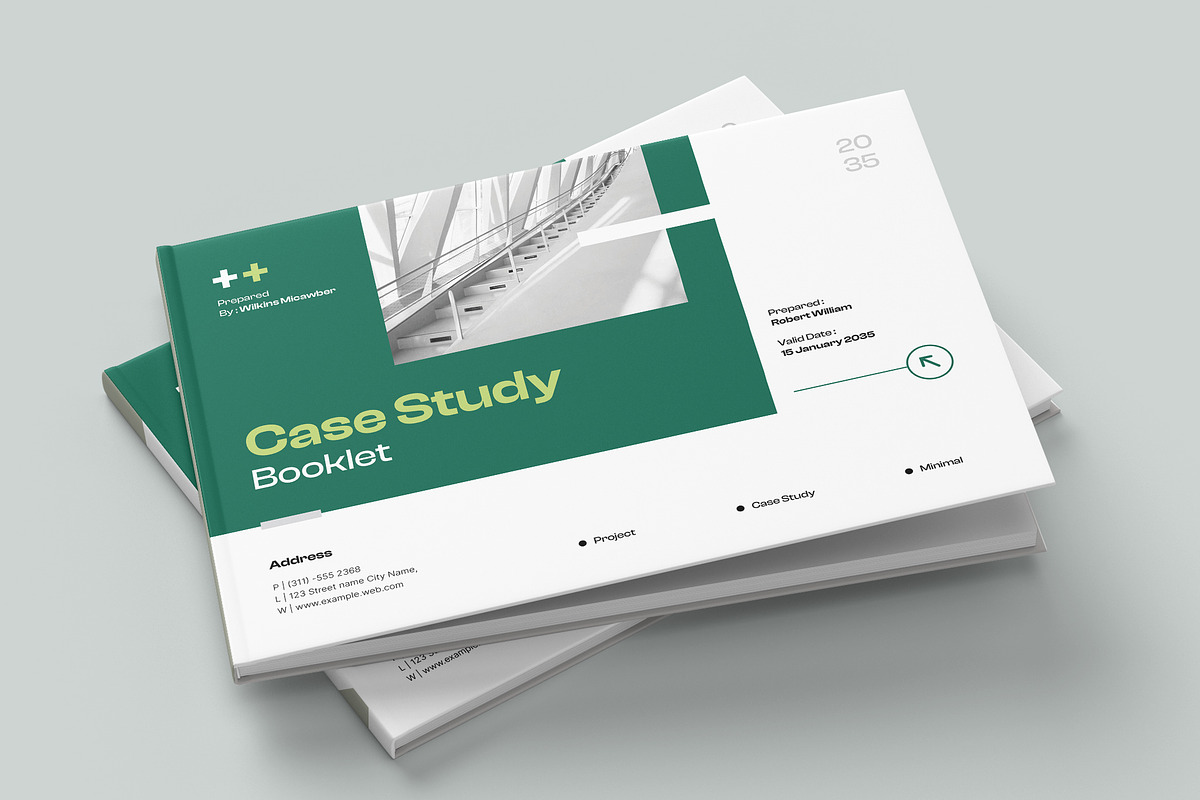 Case Study Booklet Template, a Brochure Template by NorthPeak (Photo 8 of 10)
