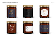 Amber Jar Candle Mockup Set, a Packaging Mockup by creatsy5 (Thumbnail 4 of 11)