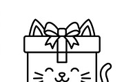 49 Christmas Pet Accessories Icons, an Outline Icon by adenpinkstore (Thumbnail 20 of 23)