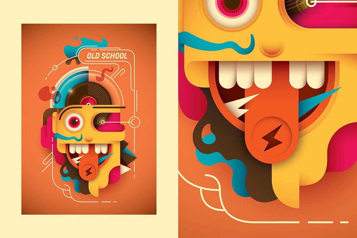 Conceptual psychedelic posters, an Illustration by Radoman (Photo 3 of 7)