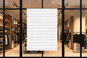 Hanging Store Poster Mockup PSD, an Advertising Mockup by graphypix (Thumbnail 3 of 4)