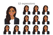 Confident business woman set, a Person Illustration by Volha Hlinskaya (Thumbnail 3 of 6)