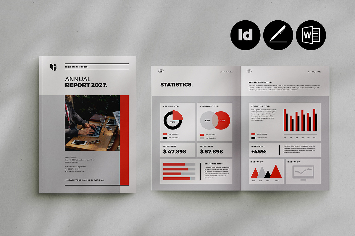 Annual Report, a Brochure Template by Occy Design (Photo 1 of 8)