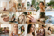 Yoga Style Stock Images –Wellness, a Beauty & Fashion Photo by MarkoPresets (Thumbnail 2 of 11)