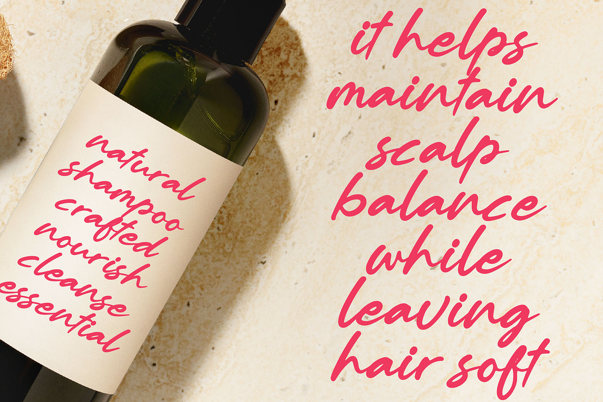 Muslyne Lettavella Handwritten Font, a Script Font by Letterena Studios Script (Photo 3 of 20)
