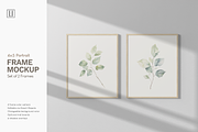 4x5 Portrait, 2 Frame Mockup, a Household Mockup by Lelu Art Design (Thumbnail 1 of 11)