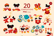Cute Lunar Celebration – Hand-drawn, a Seasonal Illustration by CreativeValuation (Thumbnail 3 of 12)