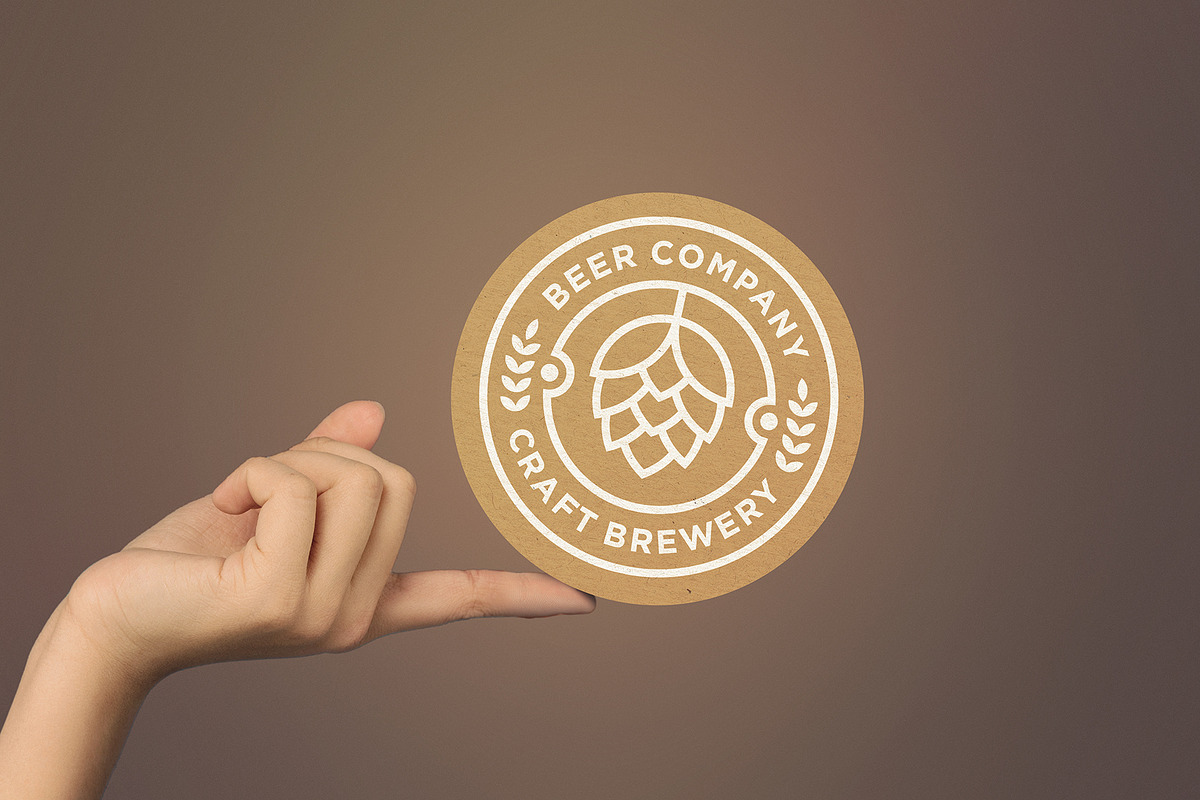 Clean Hand Balance Coaster Mockup x4, a Packaging Mockup by SmartDesigns (Photo 3 of 5)