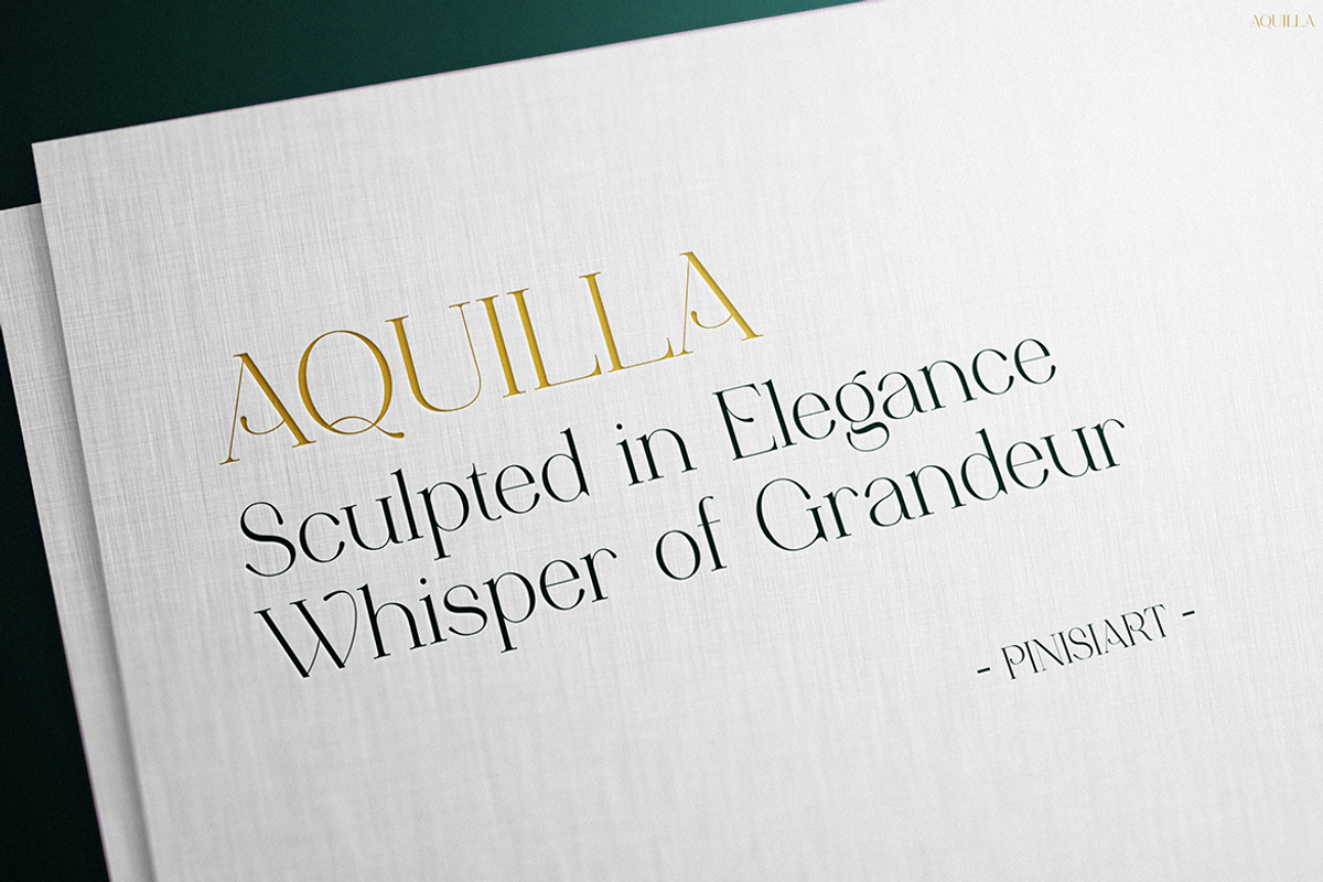 Aquilla, a Serif Font by Pinisi ART (Photo 4 of 10)