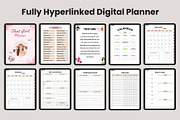 2025 That Girl Digital Planner Canva, a Stationery Template by Designmela01 (Thumbnail 2 of 10)