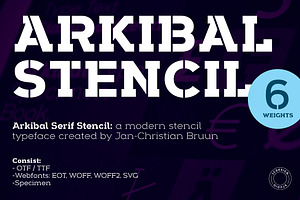 Arkibal Serif Stencil