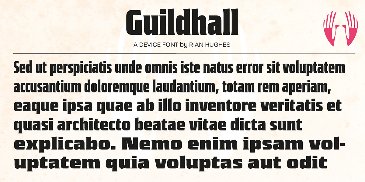 Guildhall, a Serif Font by Device (Photo 4 of 8)