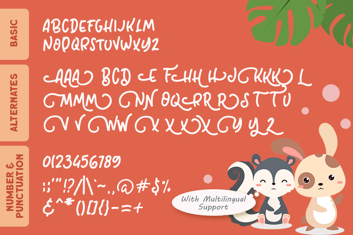 Minimoish - Playful Typeface, a Script Font by Littlehand (Photo 8 of 8)