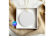 Ceramic Ornament Mockup, a Merchandise Mockup by EmpaviMockups (Thumbnail 2 of 6)
