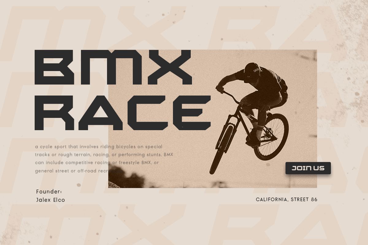 BLARE - Racing Car Modern Font, a Sans Serif Font by Hamz Studio (Photo 8 of 8)