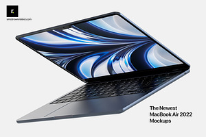 10 MacBook Air 2022 Mockups