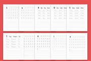 Handwriting Practice for Kids Ages 8, a Stationery Template by Graphic Template (Thumbnail 4 of 4)
