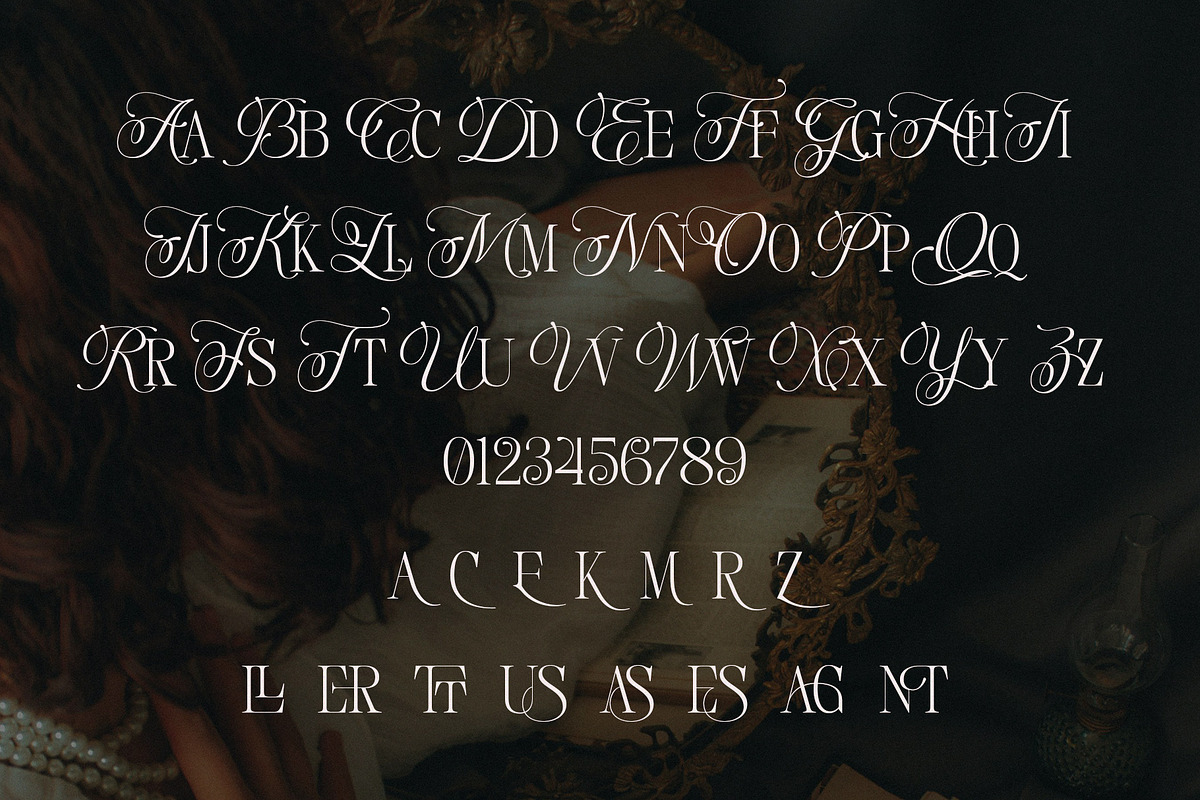 Blouse Lavender Display Serif, a Serif Font by Violet Natural (Photo 10 of 11)