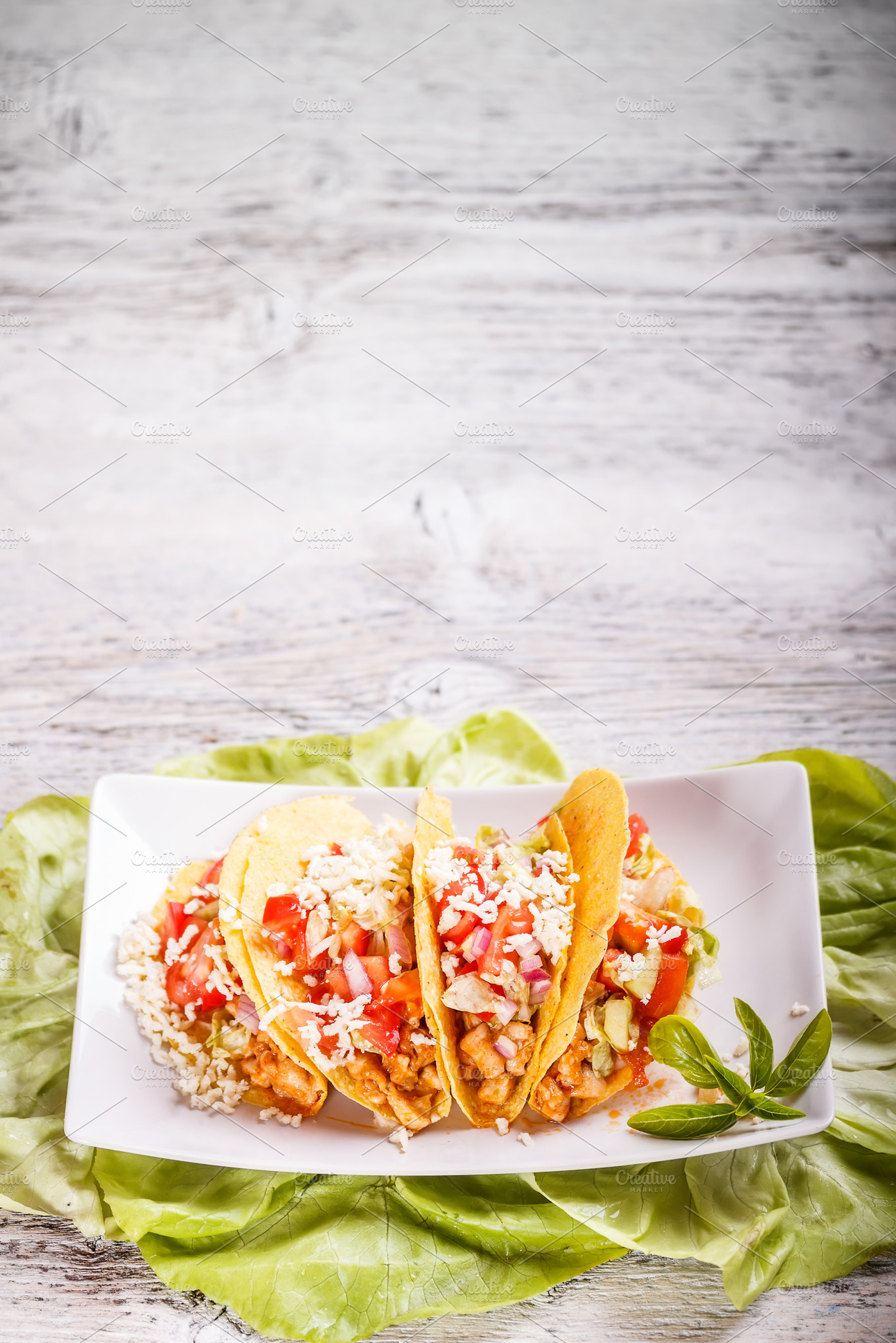 Tacos Featuring Chicken Cuisine And Dish