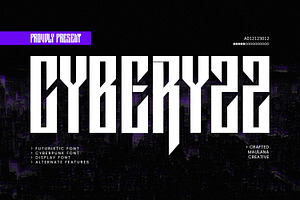 Cyberyzz Futuristic Font