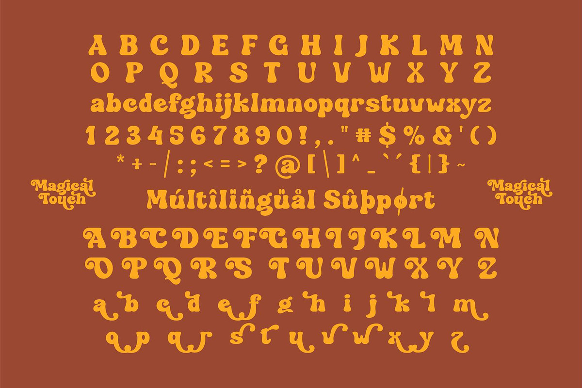 Magical Touch - Retro Serif Font, a Serif Font by Keithzo (Photo 8 of 8)