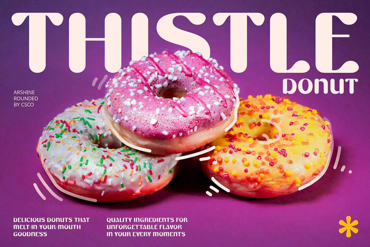 Arshine Rounded, a Sans Serif Font by Craft Supply Co. (Photo 7 of 8)