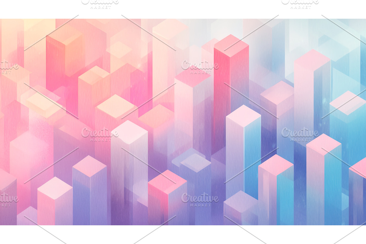 Abstract colorful geometric, an Illustration by Lermont51
