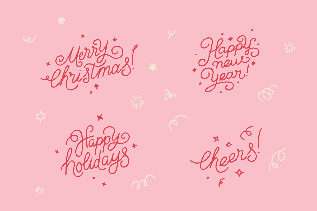 Holiday vibes, hand drawn clip art, a Graphic by venimo (Photo 5 of 10)