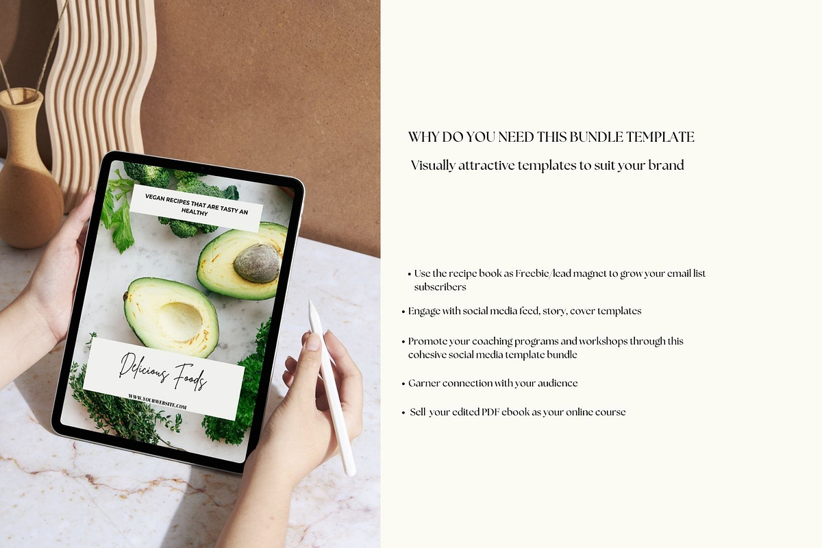 Wellness Food Social Media Template, a Social Media Template by Deepa Template Studio (Photo 11 of 14)