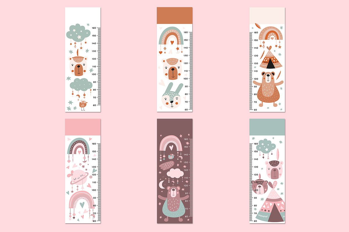 Boho bundle Nursery animals clipart, an Animal Illustration by Nursery Art (Photo 9 of 10)